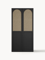 Mon İki Kapılı Modül Gardırop Siyah