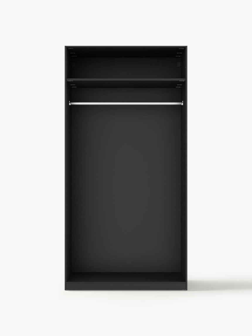 Mon İki Kapılı Modül Gardırop Siyah