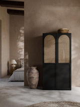 Mon İki Kapılı Modül Gardırop Siyah