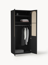 Mon İki Kapılı Modül Gardırop Siyah