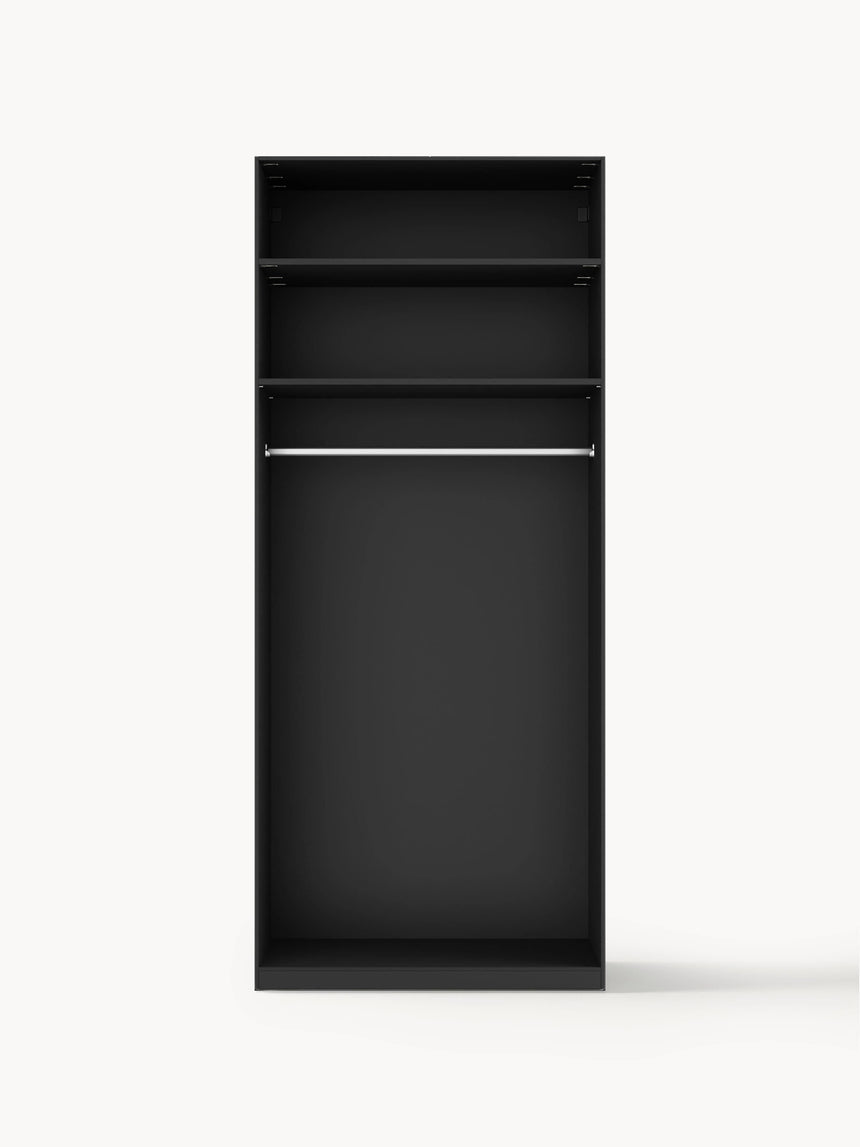 Mon İki Kapılı Modül Gardırop Siyah