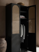 Mon İki Kapılı Modül Gardırop Siyah