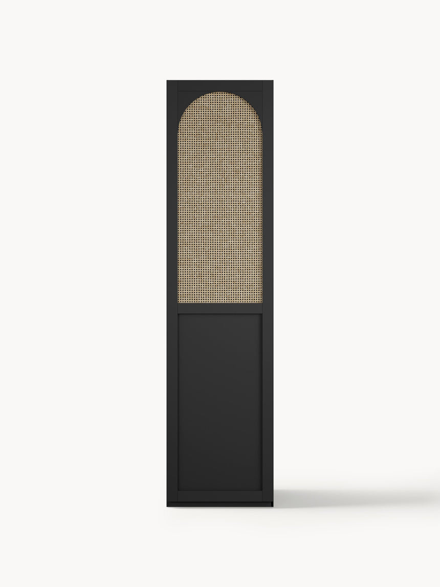 Mon Tek Kapılı Modül Gardırop Siyah