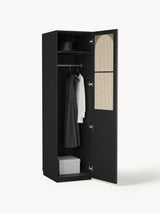 Mon Tek Kapılı Modül Gardırop Siyah