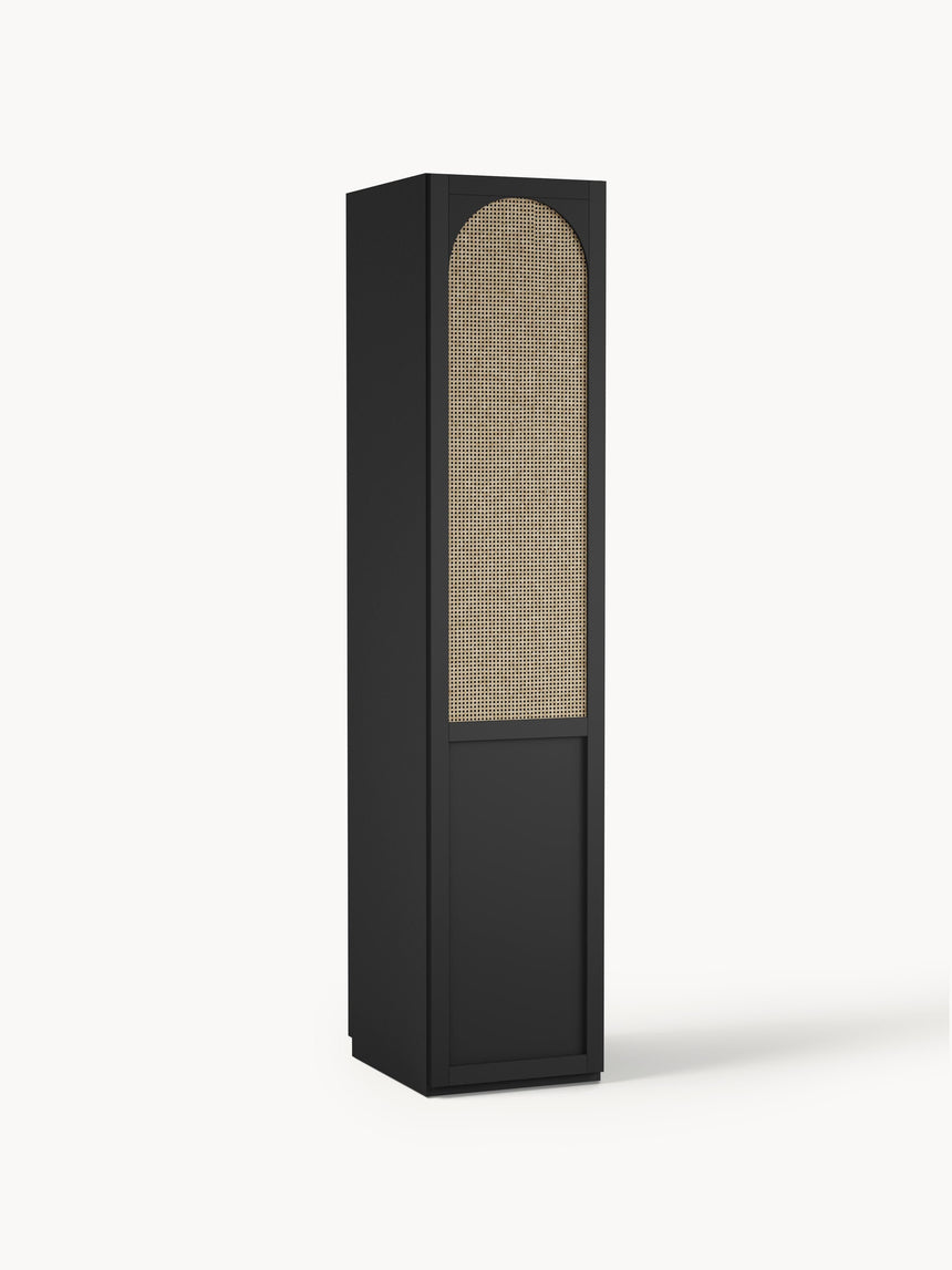 Mon Tek Kapılı Modül Gardırop Siyah