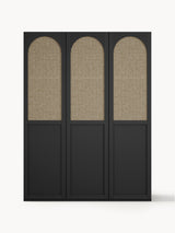 Mon Üç Kapılı Modül Gardırop Siyah