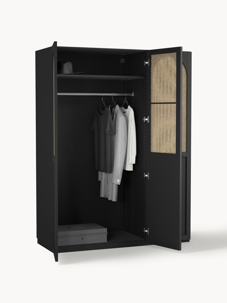 Mon Üç Kapılı Modül Gardırop Siyah