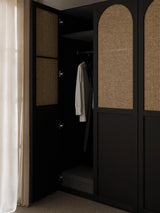 Mon Üç Kapılı Modül Gardırop Siyah