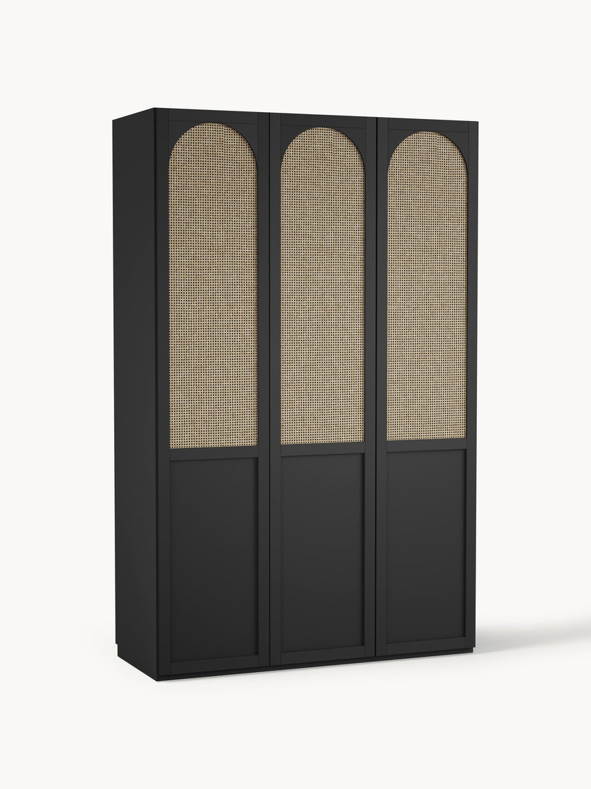 Mon Üç Kapılı Modül Gardırop Siyah