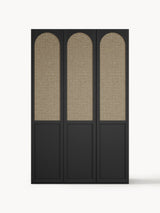 Mon Üç Kapılı Modül Gardırop Siyah