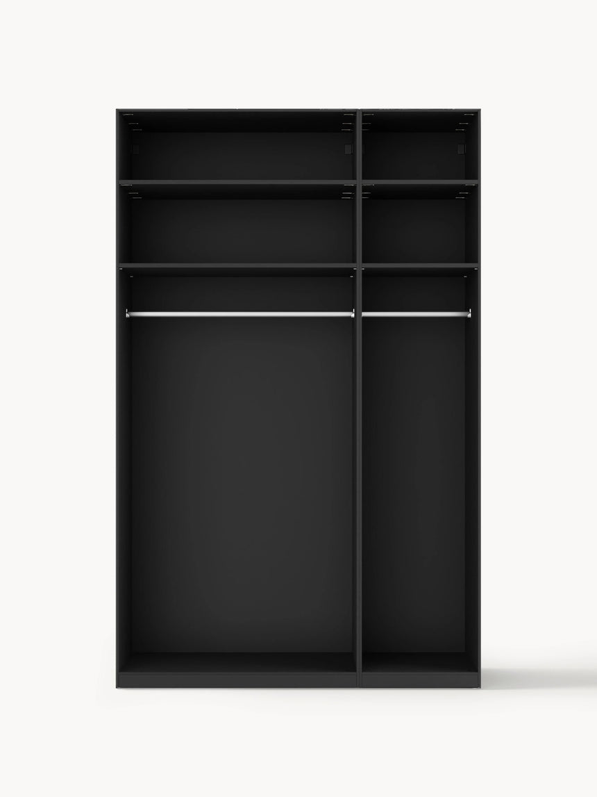 Mon Üç Kapılı Modül Gardırop Siyah