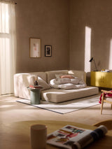 Mono Yataklı Üçlü Koltuk Krem