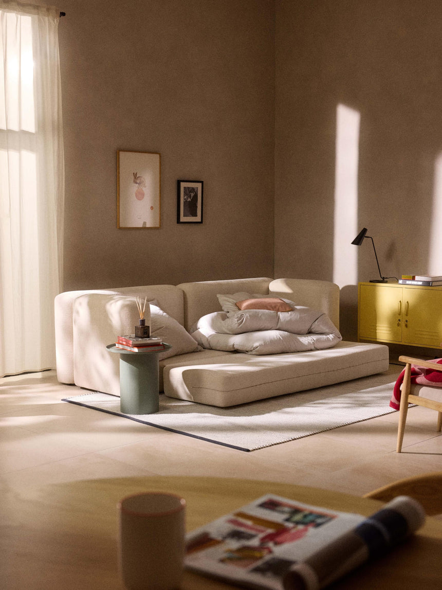 Mono Yataklı Üçlü Koltuk Krem