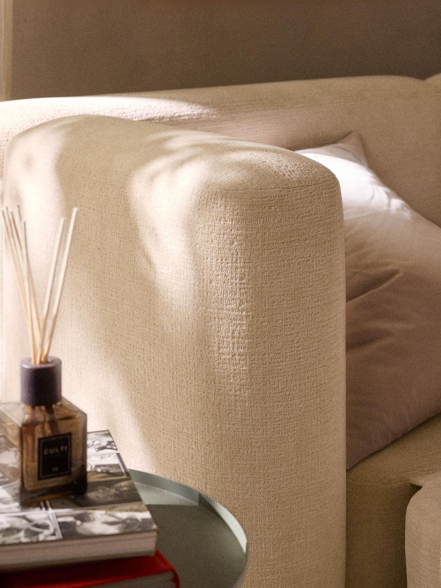 Mono Yataklı Üçlü Koltuk Krem