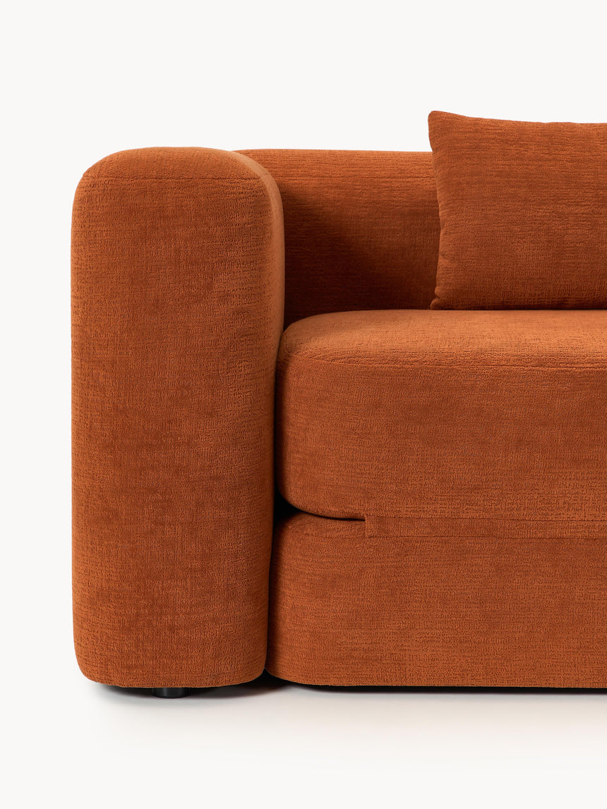 Mono Yataklı Üçlü Koltuk Pişmiş Toprak