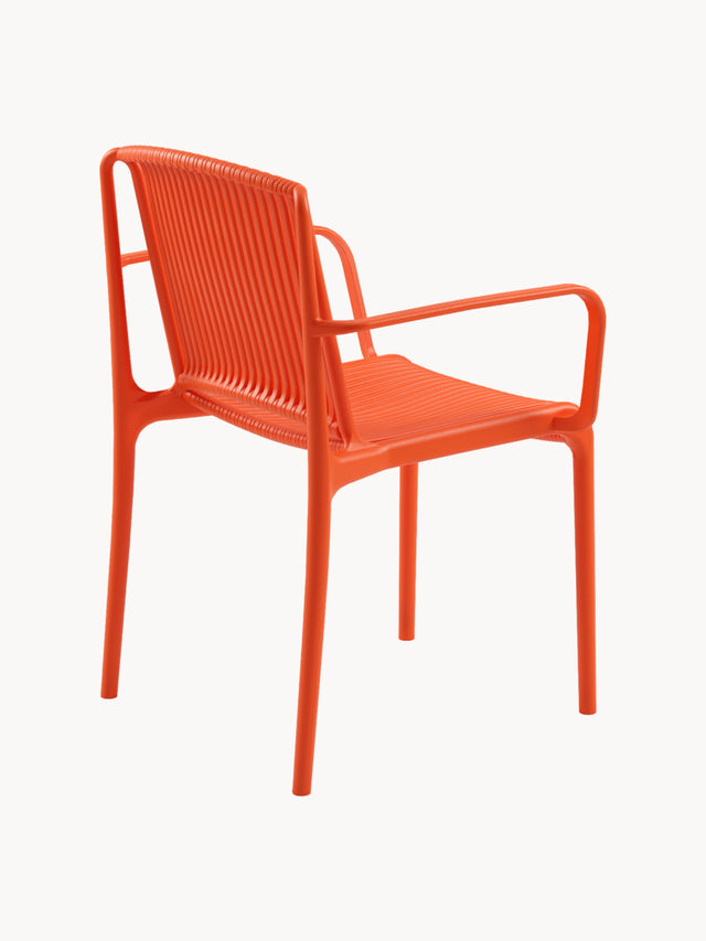 Nes Kollu Polipropilen Sandalye Portakal