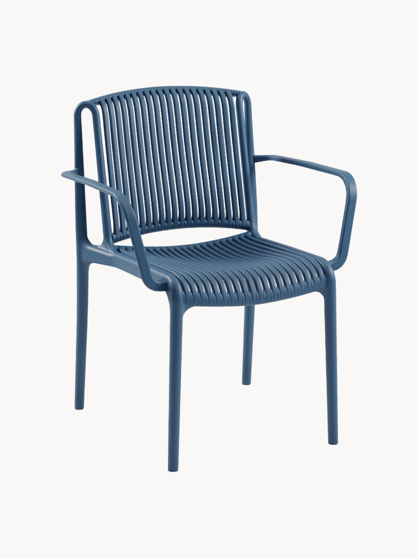 Nes Kollu Polipropilen Sandalye Saks Mavisi