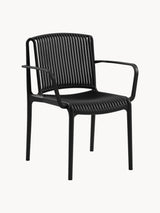 Nes Kollu Polipropilen Sandalye Siyah