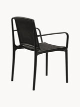 Nes Kollu Polipropilen Sandalye Siyah