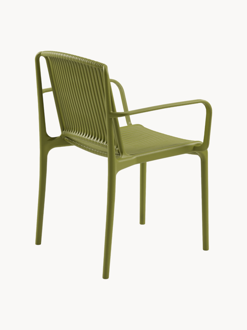 Nes Kollu Polipropilen Sandalye Yeşil