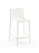 Nes Polipropilen Bar Sandalyesi Beyaz