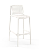 Nes Polipropilen Bar Sandalyesi Beyaz