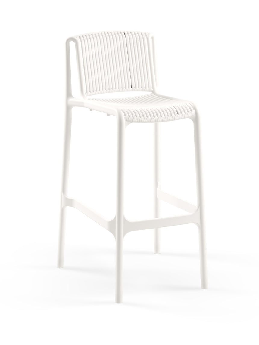 Nes Polipropilen Bar Sandalyesi Beyaz