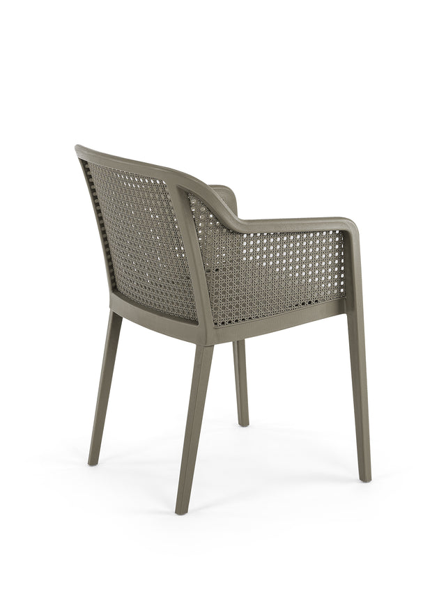 Octa Hazeran Görünümlü Polipropilen Sandalye Vizon - 4 adet