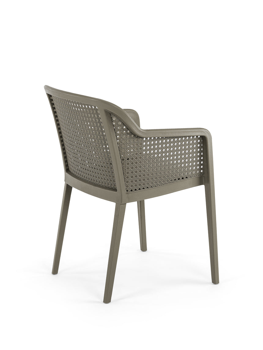 Octa Hazeran Görünümlü Polipropilen Sandalye Vizon