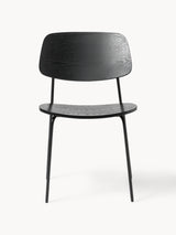 Omada Ahşap Sandalye Siyah