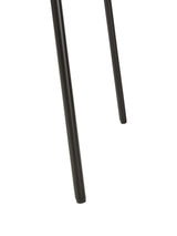 Omada Kırık Beyaz Keten Kumaş Döşemeli Ahşap Sandalye Ceviz