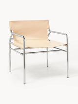 Palm Deri Tekli Koltuk Açık Bej