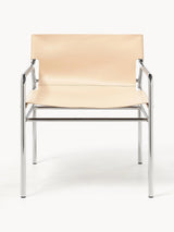 Palm Deri Tekli Koltuk Açık Bej