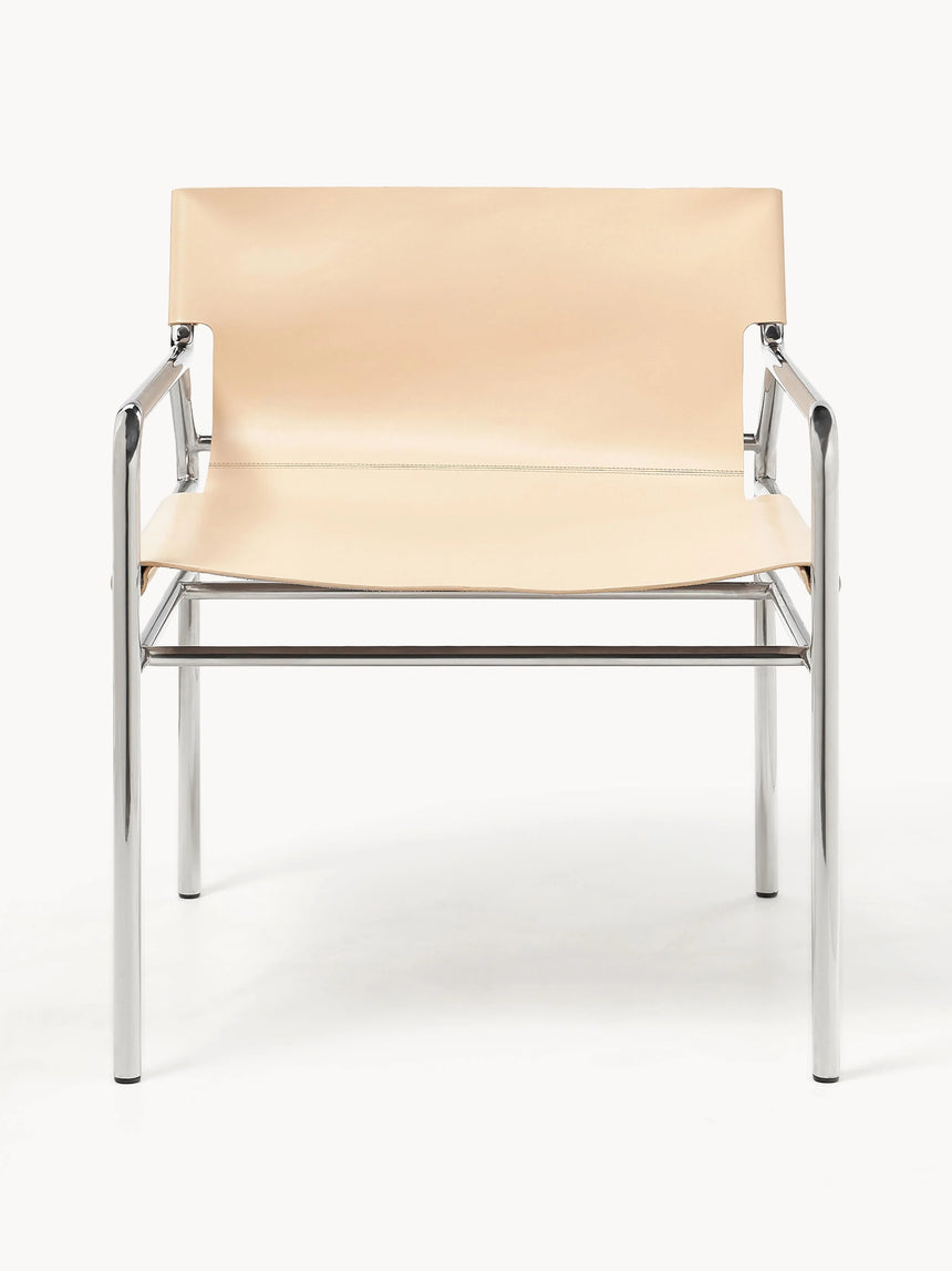 Palm Deri Tekli Koltuk Açık Bej