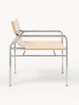 Palm Deri Tekli Koltuk Açık Bej