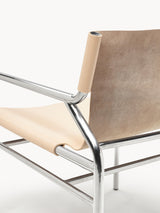 Palm Deri Tekli Koltuk Açık Bej