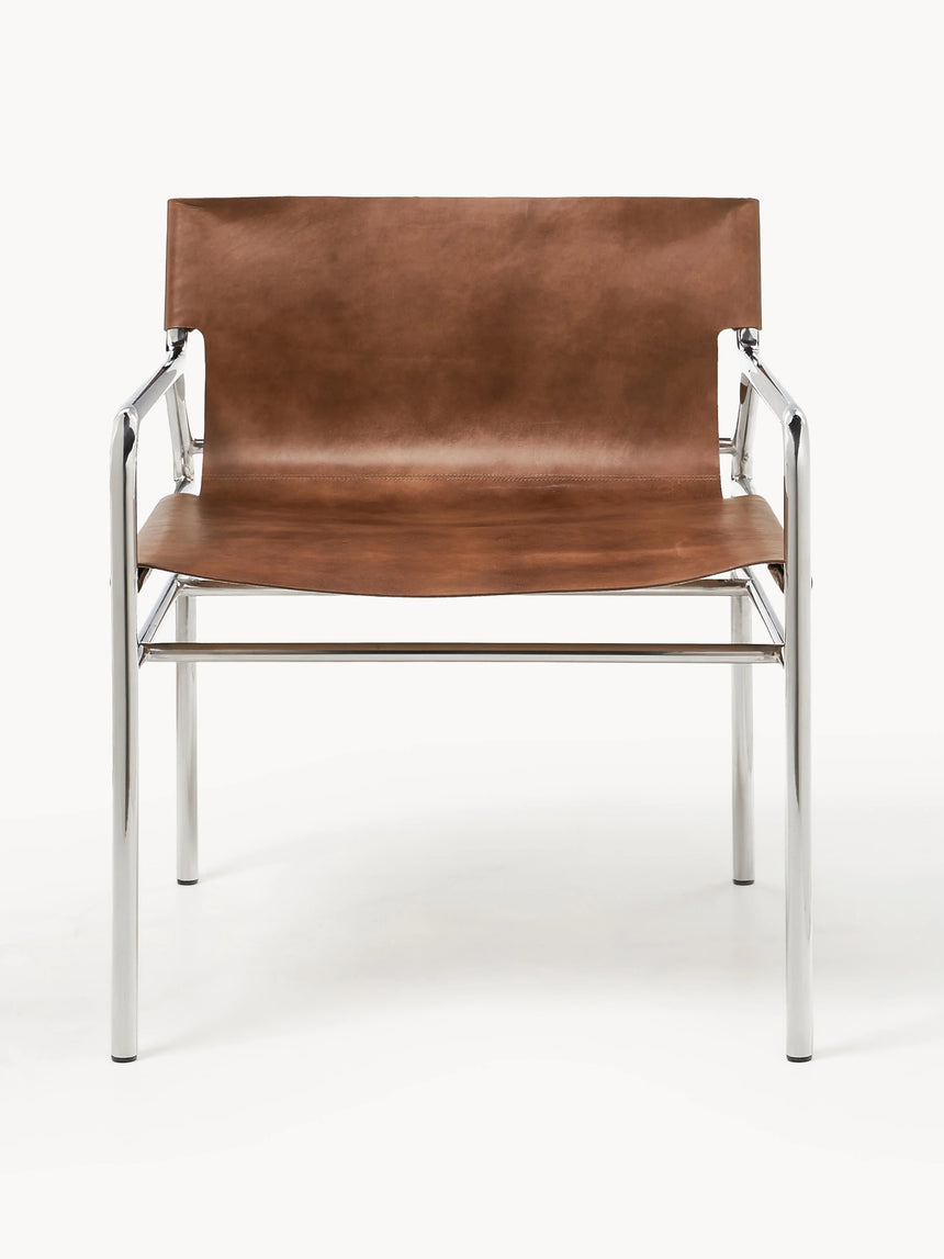 Palm Deri Tekli Koltuk Kahve