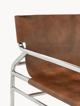 Palm Deri Tekli Koltuk Kahve