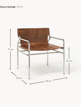 Palm Deri Tekli Koltuk Kahve