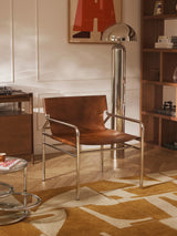 Palm Deri Tekli Koltuk Kahve