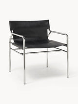 Palm Deri Tekli Koltuk Siyah