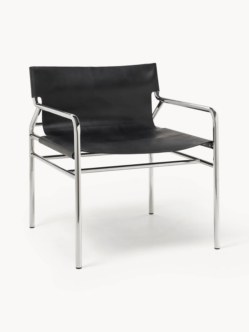 Palm Deri Tekli Koltuk Siyah