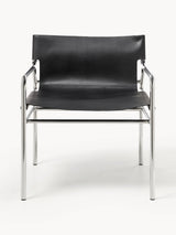 Palm Deri Tekli Koltuk Siyah