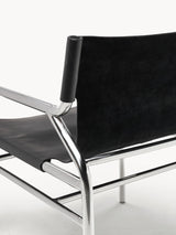 Palm Deri Tekli Koltuk Siyah