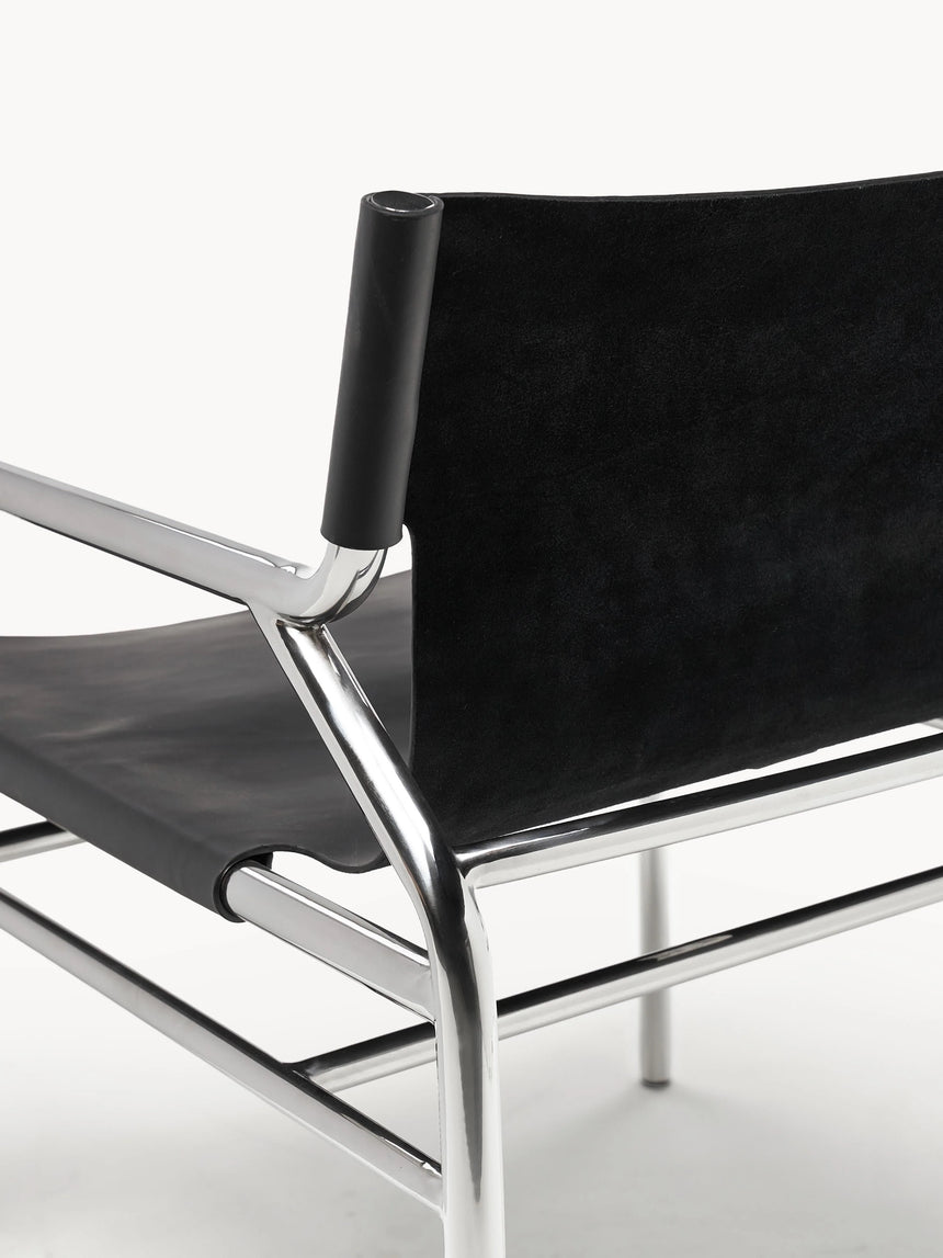 Palm Deri Tekli Koltuk Siyah