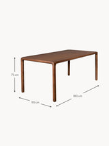 Picasso Ahşap Yemek Masası Ceviz