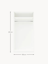 Pie İki Kapılı Modül Gardırop Bej