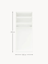 Pie İki Kapılı Modül Gardırop Bej