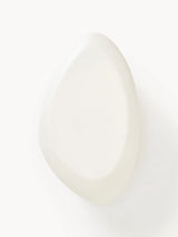 Pika Organik Form Ahşap Orta Sehpa Mat Kırık Beyaz 100 cm