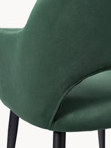 Poli Kollu Kumaş Sandalye Yeşil